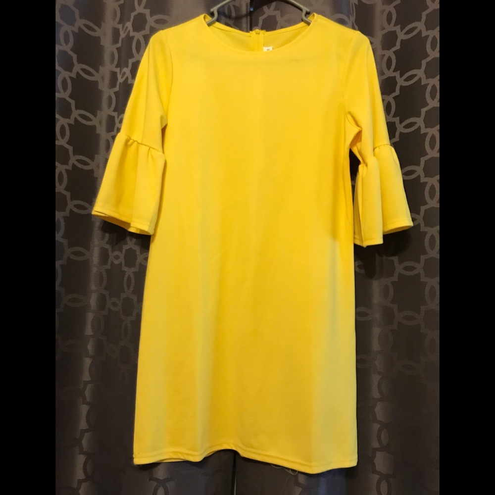 Yellow dress